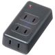 延長コード  電源タップ AC×3個口   雷ガード付  ブラック Y02FUK300BK YAZAWA 1個