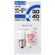 オーム電機 グロー球セット 30+40ワット用 FG-1E/4P 1個