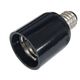 オーム電機 変換ソケットアダプター E17→E26 黒 HS-L1726HAD-G 1個