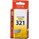オーム電機 キヤノン BCI-321Y対応 互換インクカートリッジ イエロー INK-C321B-Y 1個