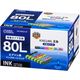 エプソン（EPSON）用 互換インク INK-E80LB-6P IC6CL80L互換 1パック（6色入）