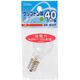 オーム電機 ミニクリプトン電球 E17 40W形 ホワイト OHM LB-PS3740K-W 1個