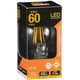 オーム電機 LED電球 フィラメント 一般電球形 E26 60W形相当 クリア LDA6L C6 1個