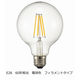 オーム電機 LED電球 フィラメント ボール電球形 E26 60W相当 クリア LDG5L C6 1個