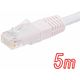 オーム電機 LANケーブル カテゴリー5e 5m PC-N2154 1個