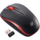 オーム電機 静音ワイヤレスマウス IR LED ブラック・レッド Mサイズ PC-SMWIMS32 K 1個