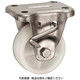 岐阜産研工業 KABZ型 ステンレス製ストッパー付固定キャスター UWBKABZー150 1個（直送品）