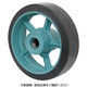 岡本工機 ダクタイル製芯金車輪 E(ゴム・ベアリング入り) E300×65 E300-65 1個（直送品）