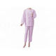神戸生絲 婦人用 楽らくガーゼパジャマ長袖 パープル L NO901 【介護用衣類】ウェルファンカタログ ウェルファンコード：921252（直送品）