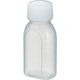 エムアイケミカル投薬瓶PPB 30mL 凸凹目盛り（未滅菌）キャップ色:白・基本色 少数包装 08-2850-2101 （200本：10本×20袋）