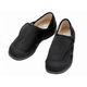 神戸生絲 「あし笑顔」かかとが踏めるルームシューズ ブラック 3L KT-1 1個 921281
