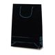 ベルベ 手提げ 紙袋 ナイスバッグ ブラック 1151 1セット(50枚:10枚×5袋)