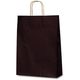 ベルベ 紙袋 自動紐手提袋 T-8 カラー（カカオ） 1846 1包：200枚（50×4）（直送品）
