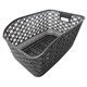 サギサカ 大型後バスケット ガンメタ 49035（直送品）