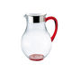 トーダイ UK ウォーターピッチャー(ST.蓋付)レッド 03031090 1個