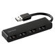 バッファロー ＵＳＢ２．０　バスパワー　４ポート　どっちもＵＳＢハブ　ブラック BSH4U310D2BK 1台