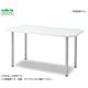 アズワン ナーステーブル(フラット天板) 1200×900×900mm 1290H-W 1台 8-2572-01（直送品）