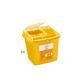 アズワン ディスポ針ボックス 黄色5L ケース販売(32個) 8-7221-23 1ケース(32個)（直送品）