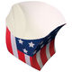三和紙工 ワンタッチスナック容器 リバティ S アメリカンフラッグ 21200311 1包：2400枚（50×48）（直送品）