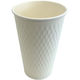 ケーピープラテック エンボススリーブ紙カップ ホワイト 460ml 54516 1セット(1000枚:40枚×25袋)