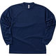 【長袖Tシャツ】glimmer ドライロングスリーブTシャツ ネイビー L 00304-ALT 1枚