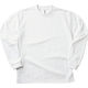 【長袖Tシャツ】glimmer ドライロングスリーブTシャツ ホワイト L 00304-ALT 1枚