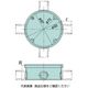 日動電工 露出用丸型ボックス22 2方出[ワンタッチ式]アイボリーHI R222JHW 1セット(15個)（直送品）