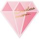 ヘッズ ダイヤモンドケーキピック/ピンク-1 DIA-PC1 1セット（500枚：100枚×5パック）（直送品）