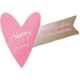 ヘッズ ハートシルバーケーキピック/ピンク-1 HTS-PC1 1セット(500枚:100枚×5パック)