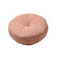 萩原 インド綿フロアラウンドクッション 幅450×奥行450×高さ120mm ピンク 270065701 1個（直送品）