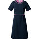 フォーク ワンピース ダークネイビー×ランジアパープル EL 3019SC-17（直送品）