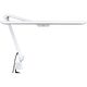 くろがね工作所 デスクライト シングルアーム式 ホワイト TS-A19WH 1台 幅590×奥行70mm クランプ取付け LEDライト 3段階調色機能