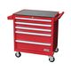 藤原産業 ローラーキャビネット(ドア無タイプ) 670×460×777mm 赤 SRC-005RE 1台 3-611-03（直送品）
