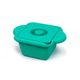 アズワン アイスバケツ(フタ・ハンドル付) 角型(エメラルド) 1L 3-8579-01 1個（直送品）