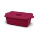 アズワン アイスバケツ(フタ・ハンドル付) 角型(赤) 9L 3-8579-04 1個（直送品）