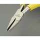 エスコ 130mm 精密プライヤー(フラット/ギザ付) EA537HA-1 1本（直送品）