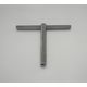 エスコ 10x200mm 四角ソケットロングT型レンチ EA613AM-10 1本（直送品）