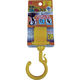 ニッサチェイン クルりんフック 黄色 カラビナタイプ 20~40mm用 A-1024 1個 114-9712