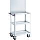 TRUSCO ツールワゴン イーグルワゴン 上部パンチングパネル 600×400×1330 ホワイト EGW-P963-W 1台（直送品）