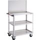 TRUSCO ツールワゴン イーグルワゴン 上部パンチングパネル 600×400×1330 ホワイト EGW-P973-W 1台（直送品）