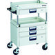 TRUSCO ツールワゴン フェニックスワゴン 省音 600X400 H880 引出付 スライド1段 ホワイト PEW-961M1VXZ-W（直送品）