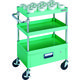 TRUSCO ツールワゴン フェニックスワゴン 600X400 1段引出付 HSK63A ヤンググリーン PEW-TL962EV-YG 1台（直送品）