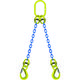 マーテック 2本吊りチェンスリングセット L=1.5m TA2-EKN-6 1セット 114-8081（直送品）