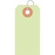 ササガワ カラー荷札 B豆 黄緑無地 一穴 25-115 1セット(2000枚箱入:5