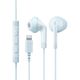 エレコム ステレオヘッドホン(マイク付)/セミオープン型/Lightning EHP-LF10IMABU 1個