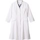 住商モンブラン ドクターコート レディス 7分袖 ホワイト×ネイビー M 71-139 1枚　白衣　ドクターコート