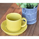 西海陶器 波佐見焼 コモン コーヒーC&S 黄 18283 1セット(2個)