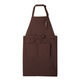 撥水エプロン（首掛けタイプ） チョコレート　5-633　住商モンブラン