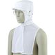 住商モンブラン 頭巾帽子 兼用 白 M 9-1081 1枚