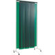 吉野 クグレール 遮光用衝立のれん型1×2 キャスター付グリーン YS-12SC-KG-G 1台 768-4878（直送品）